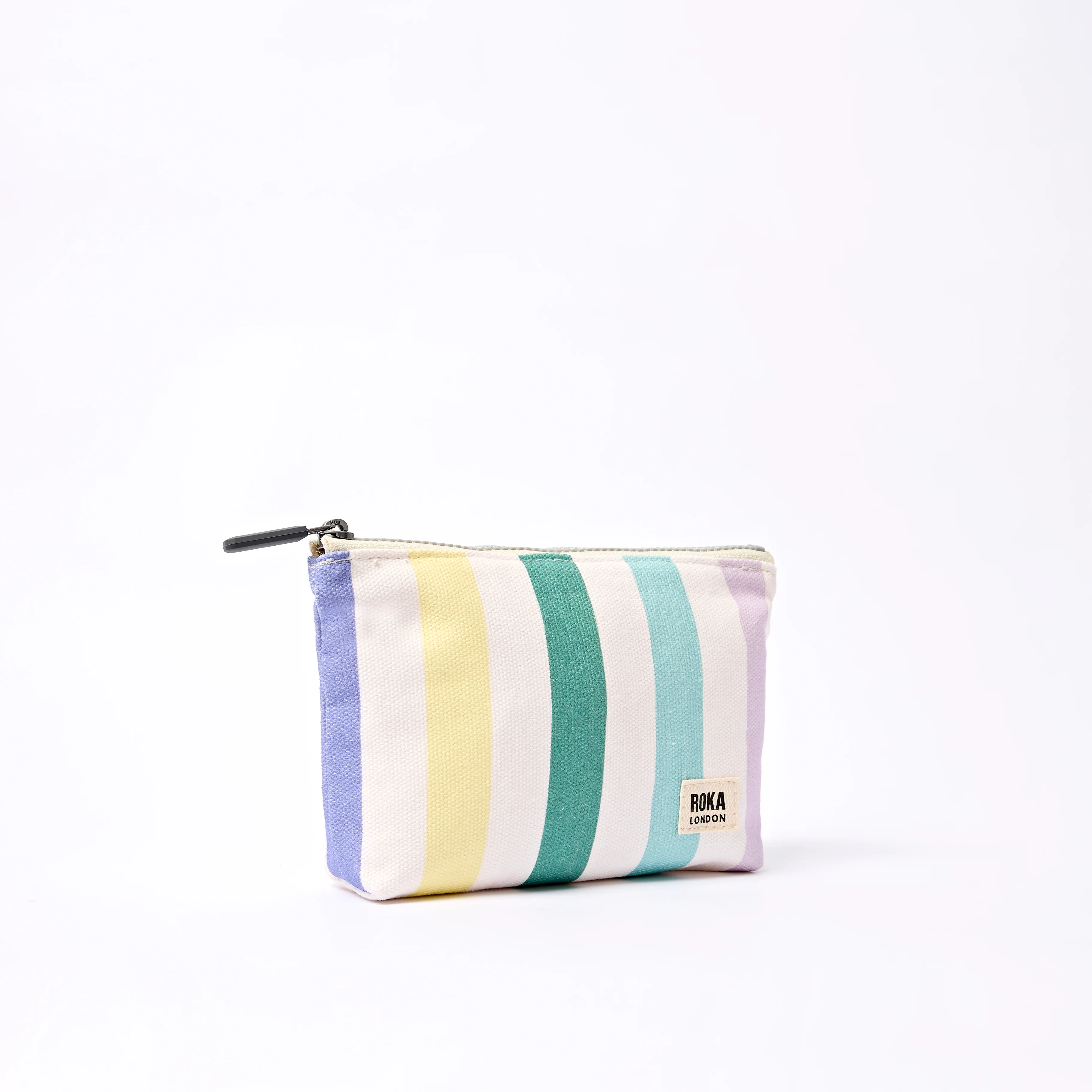 Maida Vale Pouch in Pastel Multi Stripe - Image 10