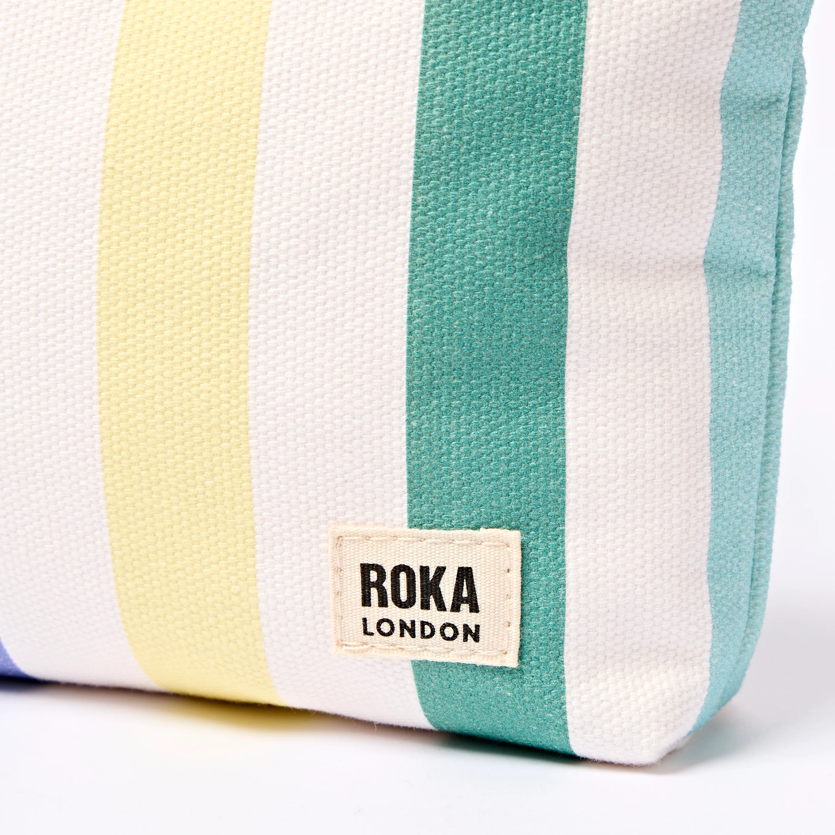 Maida Vale Pouch in Pastel Multi Stripe - Image 8
