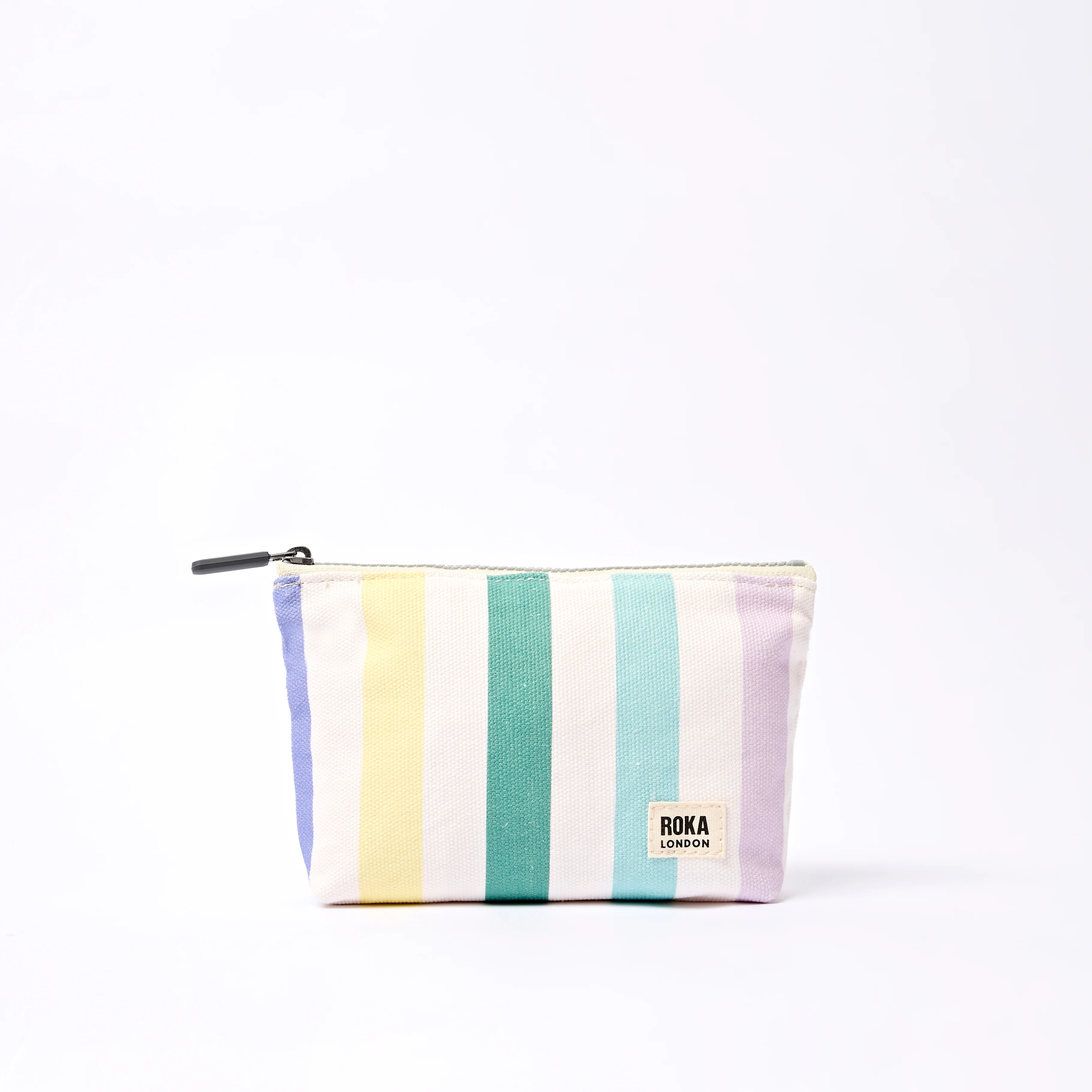 Maida Vale Pouch in Pastel Multi Stripe - Image 9