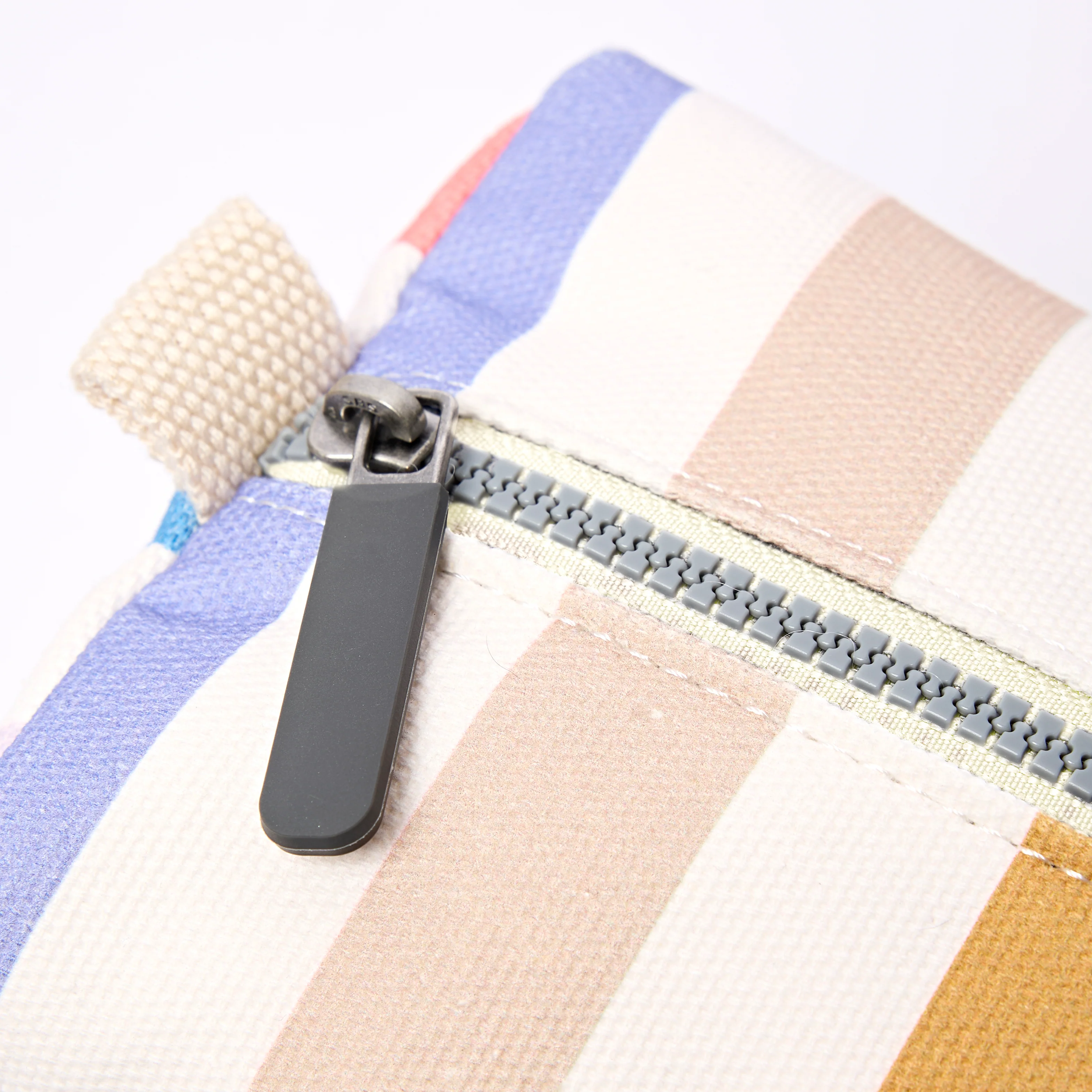 Mayfair Wash Bag in Pastel Multi Stripe - Image 5