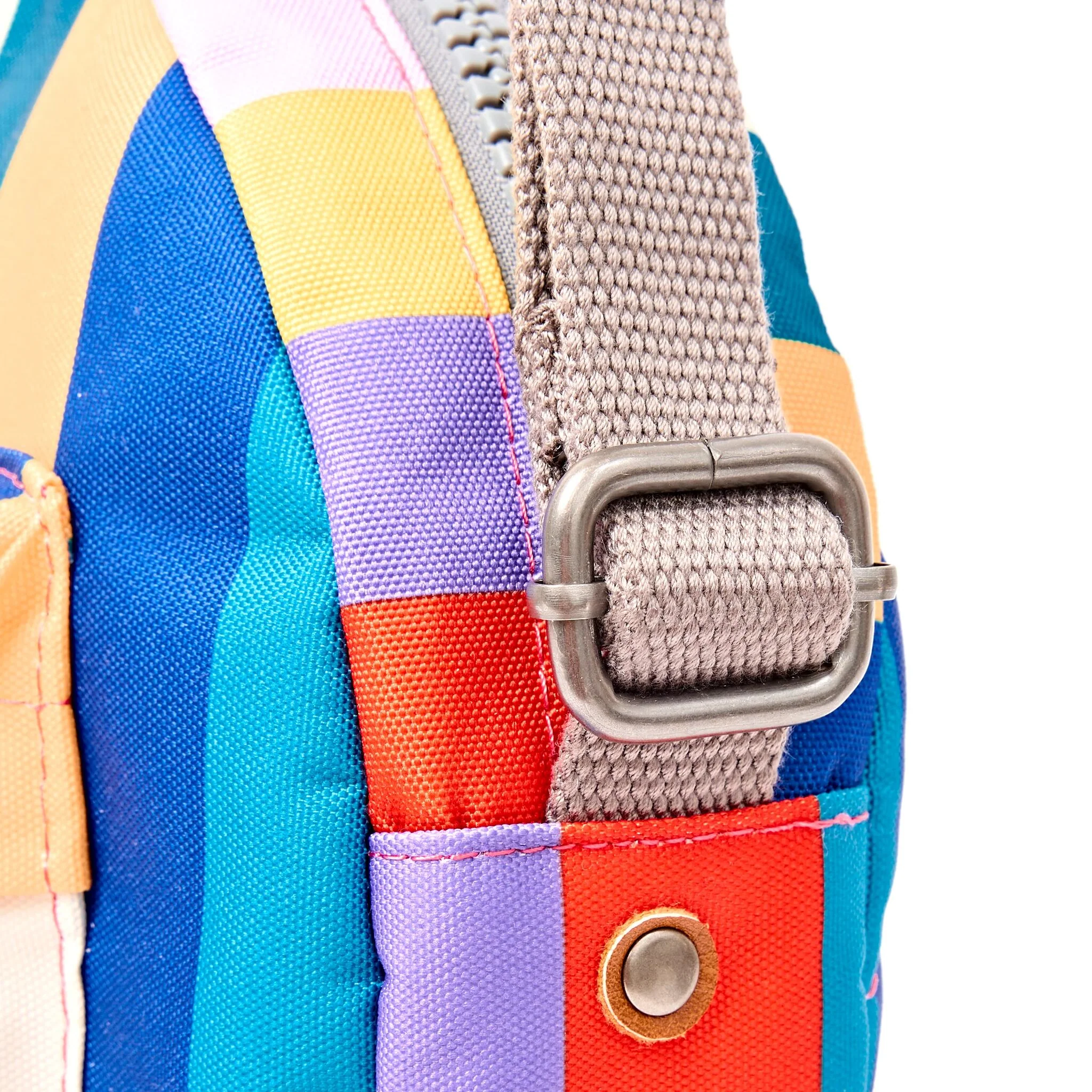Paddington Crossbody Bag in Wide Multi Stripe - Image 4