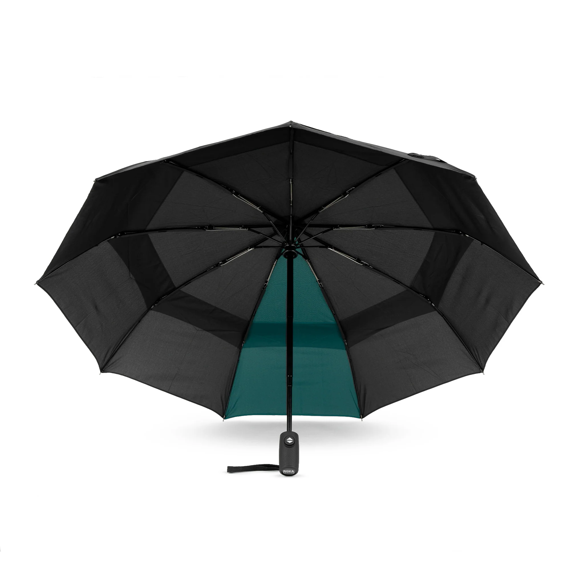 Waterloo Umbrella in Black/Teal - Image 3