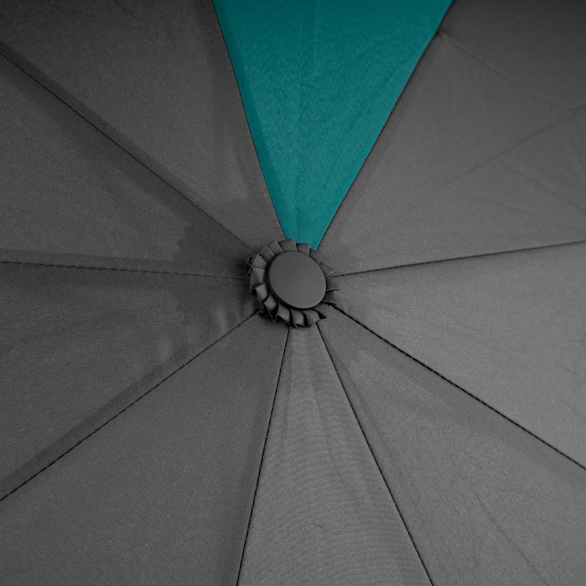 Waterloo Umbrella in Black/Teal - Image 5