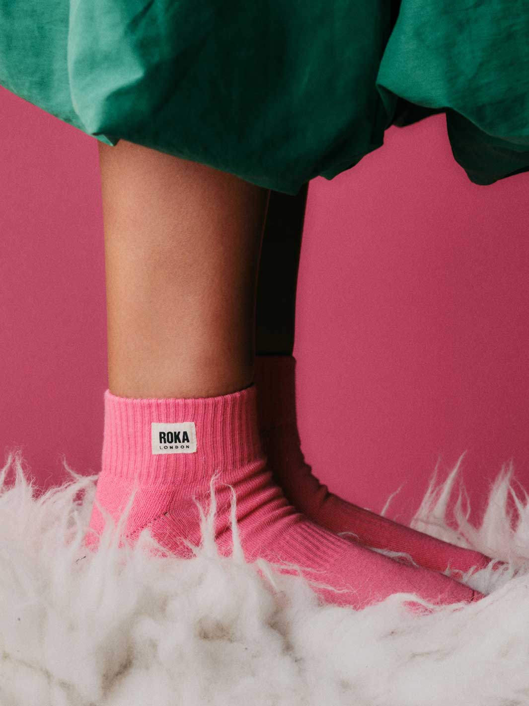 Wembley Ankle Socks for Women in Coral - Image 4