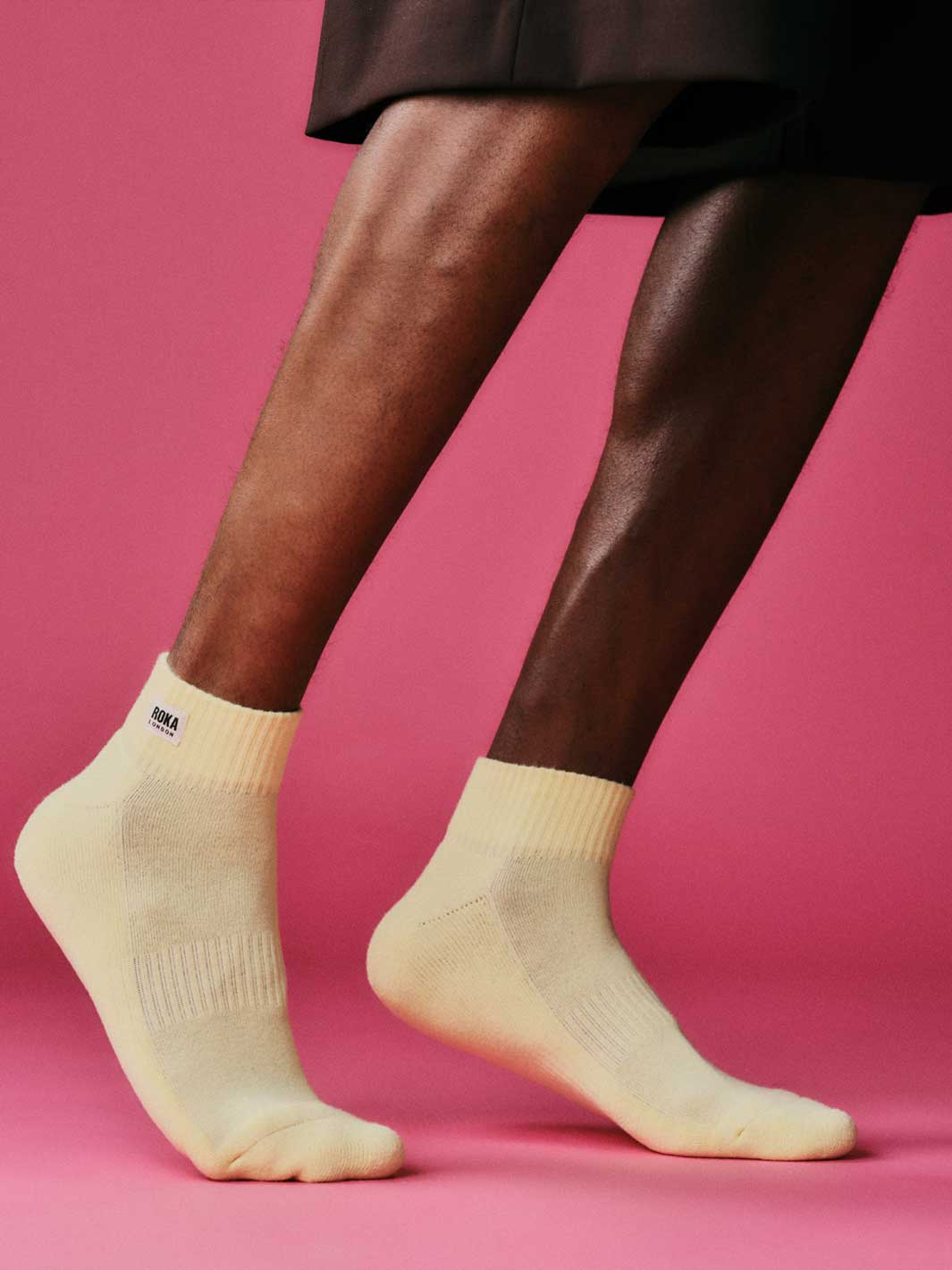 Wembley Ankle Socks for Women in Lemonade - Image 4