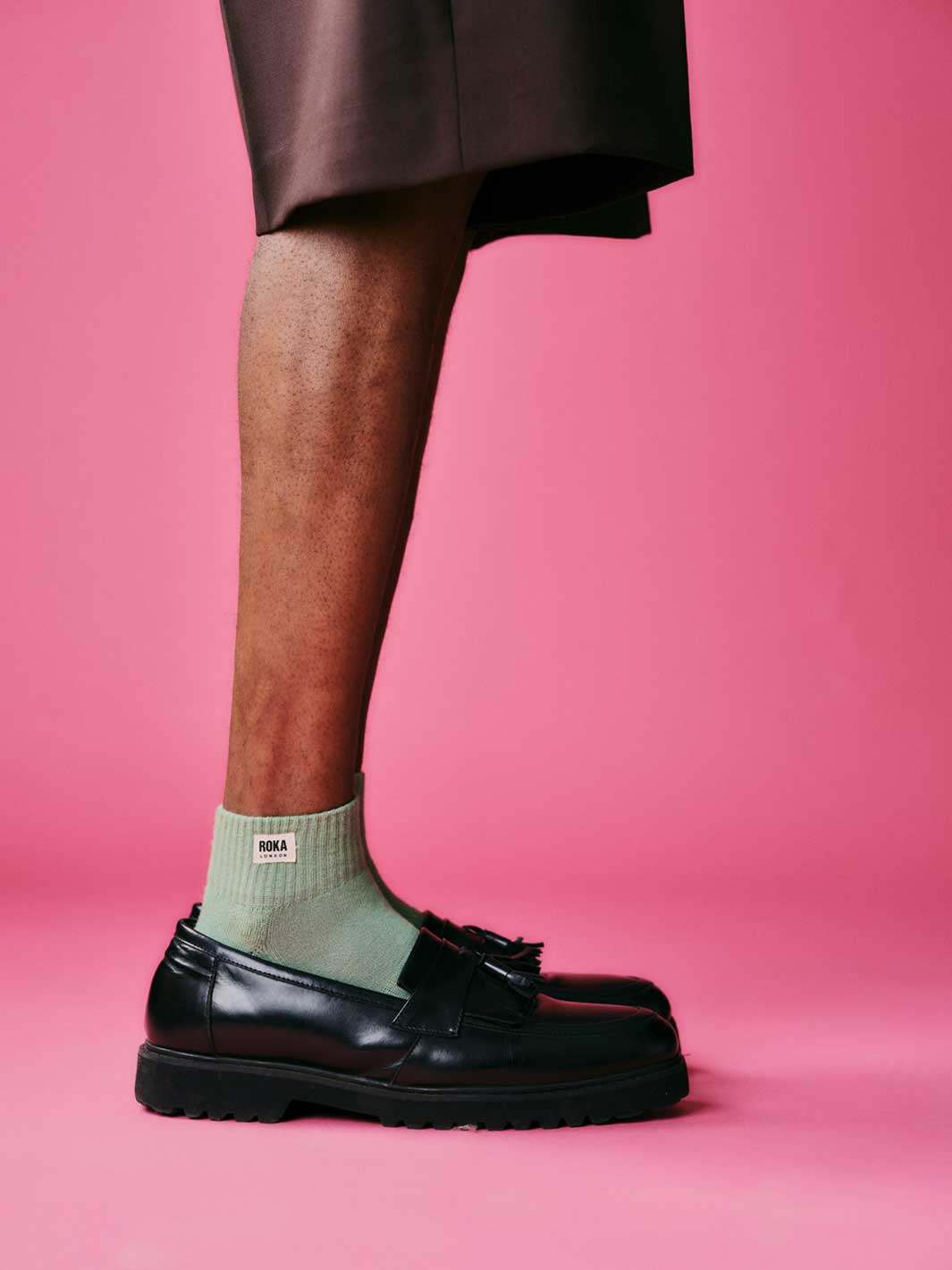 Wembley Ankle Socks for Women in Matcha - Image 4